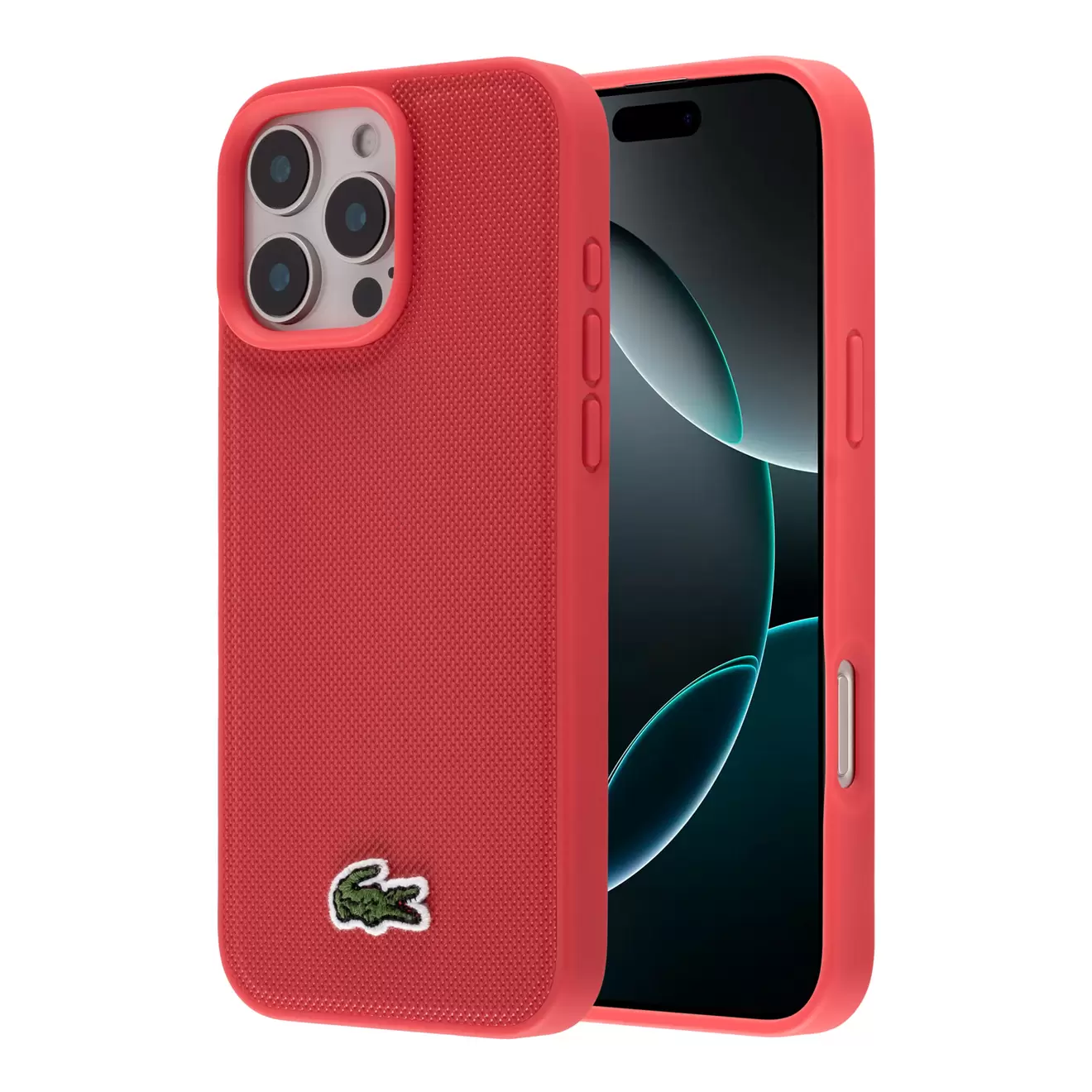 Oferta de Funda Lacoste Magsafe Iconic Rojo iPhone 16 Pro Max por $649 en Mobo