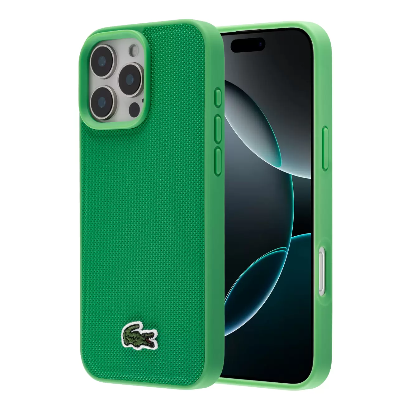 Oferta de Funda Lacoste Magsafe Iconic Verde iPhone 16 Pro Max por $649 en Mobo