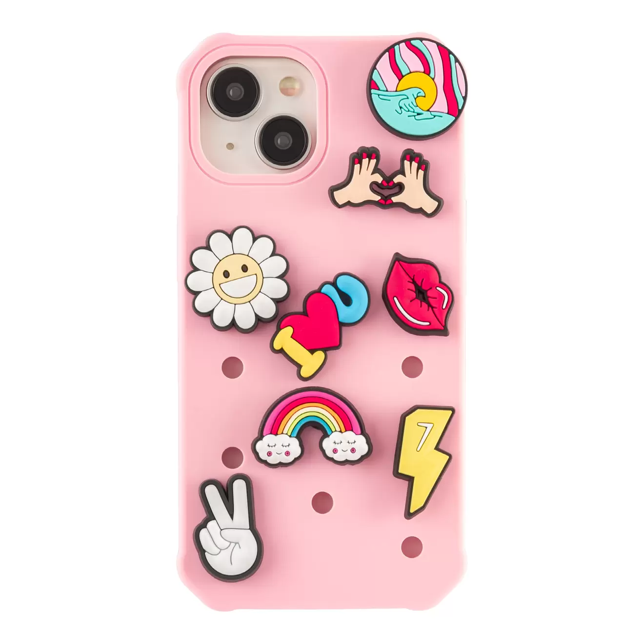 Oferta de Funda Mobo Glam Malibu Rosa IPhone 15/14/13 por $399 en Mobo