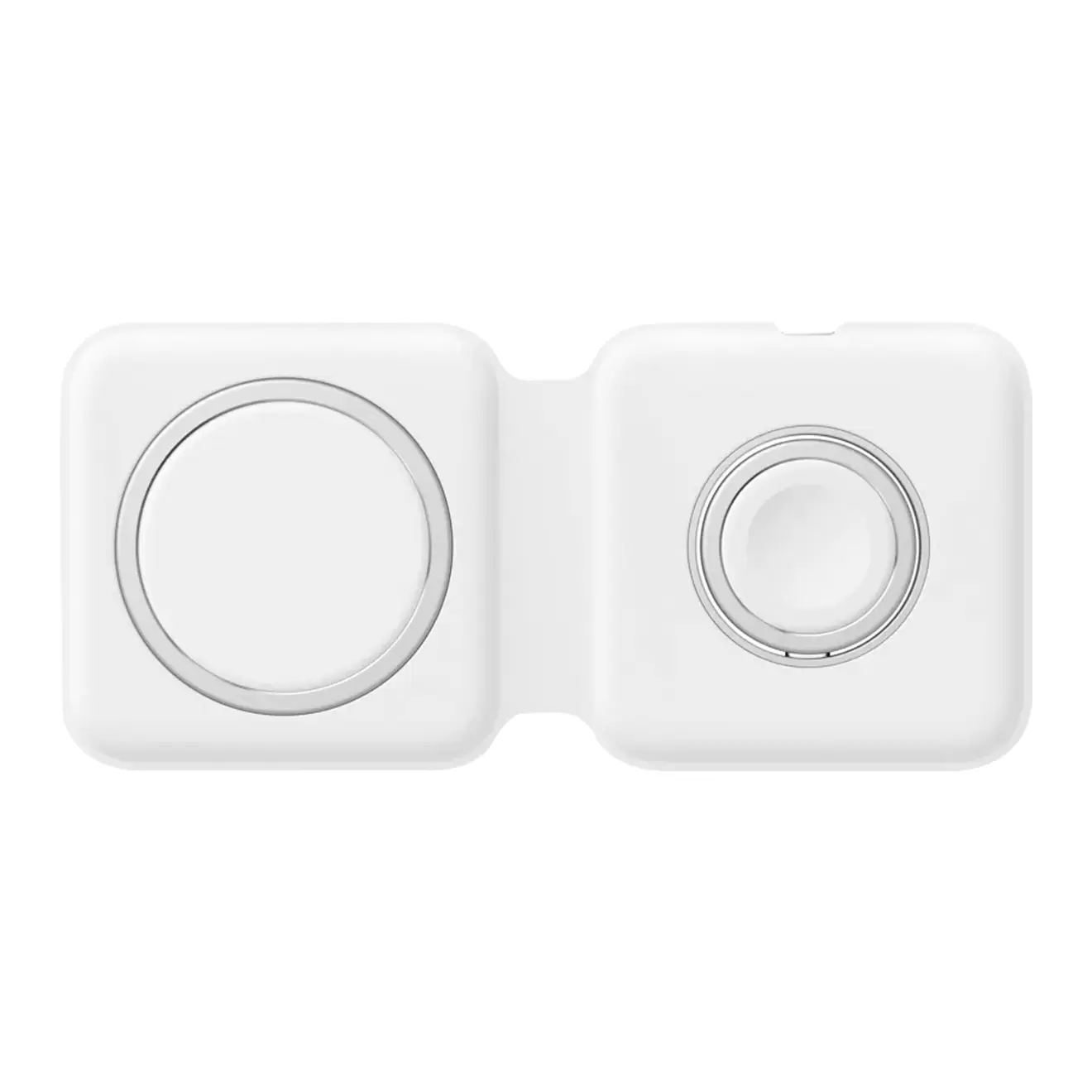 Oferta de Cargador Inalambrico Apple Magsafe Duo Blanco 20W por $3499 en Mobo