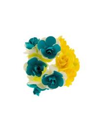 Oferta de Ramo De Flores Grande Morado Azul por $143 en Modatelas