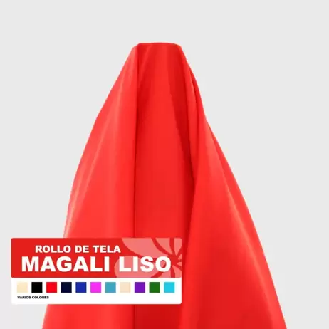Oferta de Rollo de Tela Magaly Liso 150 cm ancho – Varios Colores por $719.76 en Modatelas