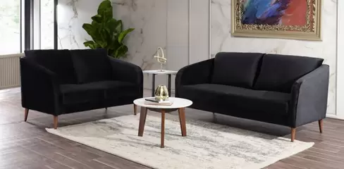 Oferta de Sala Nia Negro por $15898 en Muebles Dico