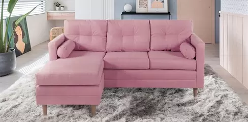 Oferta de Sala Modular Gio Rosa por $10999 en Muebles Dico