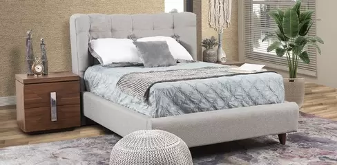 Oferta de Cama Matrimonial Stella Plus Beige por $17099 en Muebles Dico