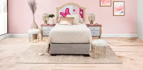 Oferta de Recámara Individual Paula 3 piezas por $7799 en Muebles Dico