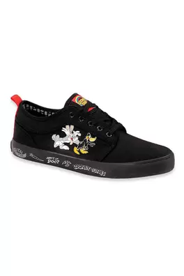 Oferta de K0F560 Tenis Urbanos Looney Tunes K-Swiss Color Negro por $999 en Mundo Terra