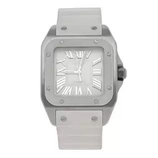 Oferta de Reloj Cartier para dama/unisex modelo Santos 100. por $64999 en Nacional Monte de Piedad