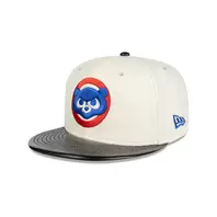 Oferta de Chicago Cubs MLB Leather Visor 59FIFTY Cerrada por $999 en New Era