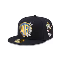 Oferta de Warner Brothers Shield Pack 59FIFTY Cerrada Navy por $999 en New Era