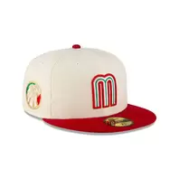 Oferta de México M Corduroy 59FIFTY Cerrada Roja por $999 en New Era