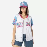 Oferta de Jersey Alternativo Guerreros de Oaxaca LMB Blanco para Mujer por $1599 en New Era