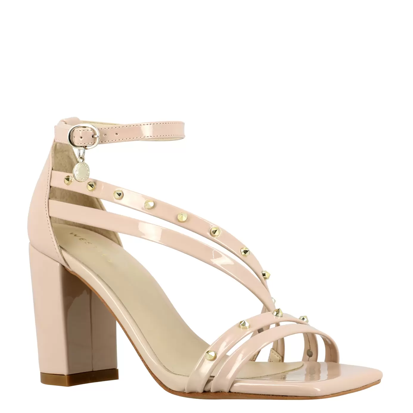 Oferta de Sandalia Lundi2 Charol Nude Westies por $900 en Nine West