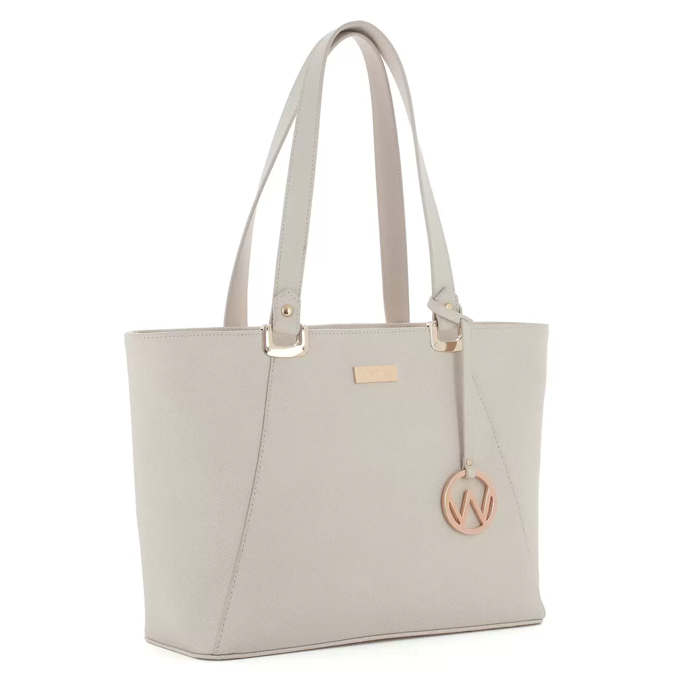 Oferta de Bolsa Tote Cradle15 Kearney Sintetico Monograma Marfil Westies por $1499 en Nine West