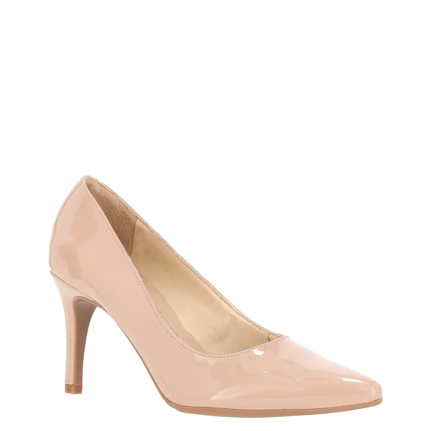 Oferta de Zapatilla Faran2 Sintetico Acabado Charol Beige Westies por $850 en Nine West