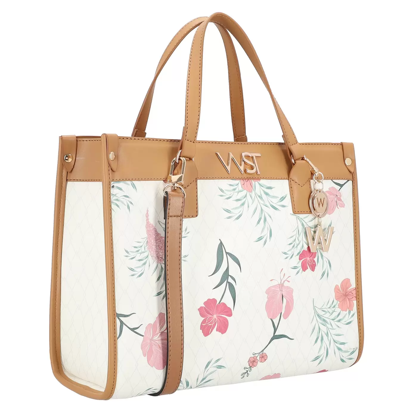 Oferta de Bolsa Tote Keeliani Omegon Sintetico Marfil Multicolor Westies por $1399 en Nine West