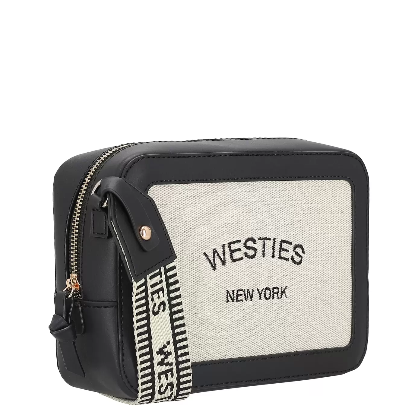 Oferta de Bolsa Crossbody Dofine11 Ciclamen Sintetico Negro Multicolor Westies por $1189 en Nine West