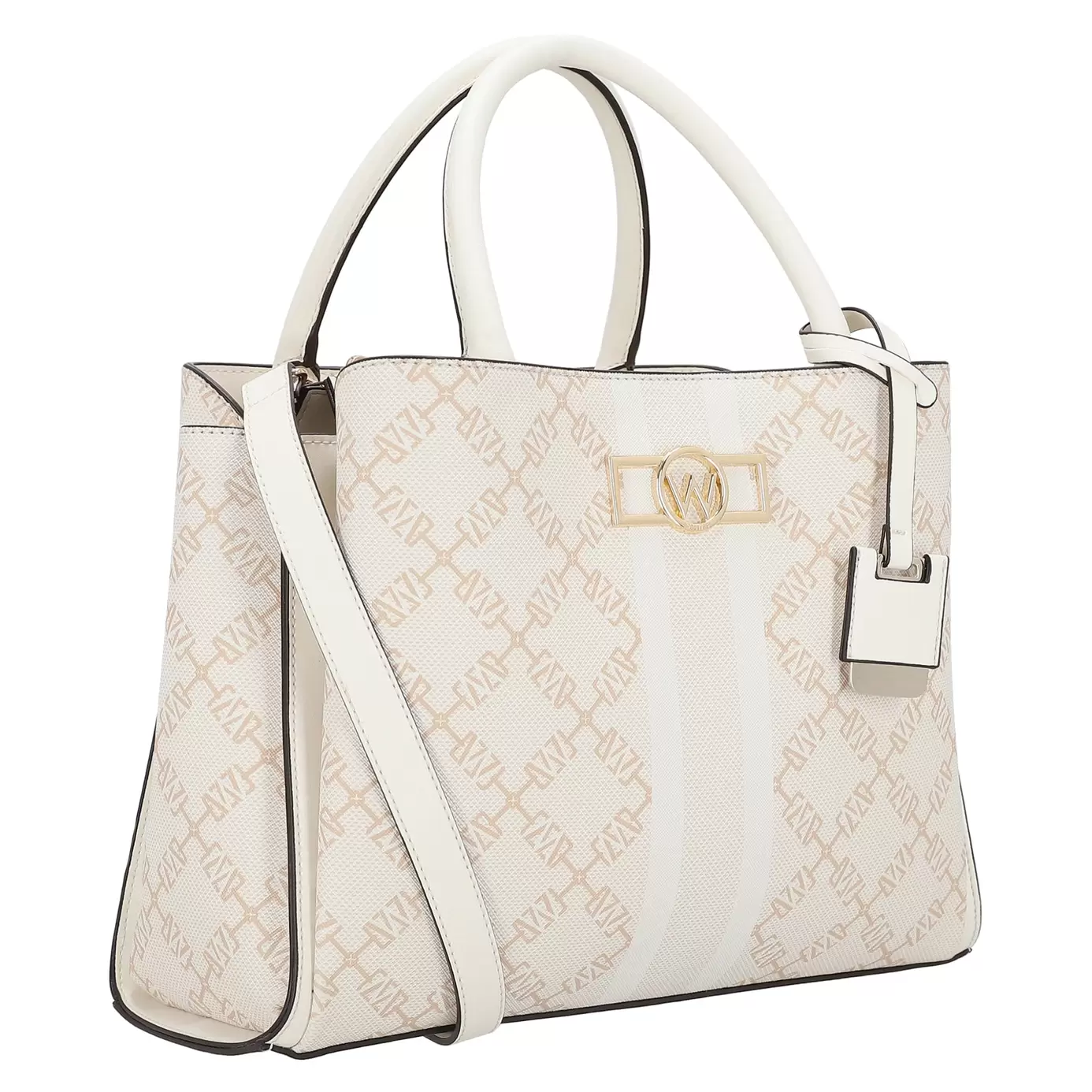 Oferta de Bolsa De Mano Floriane Aguilena Sintetico Monograma Blanco Multicolor Westies por $1329 en Nine West