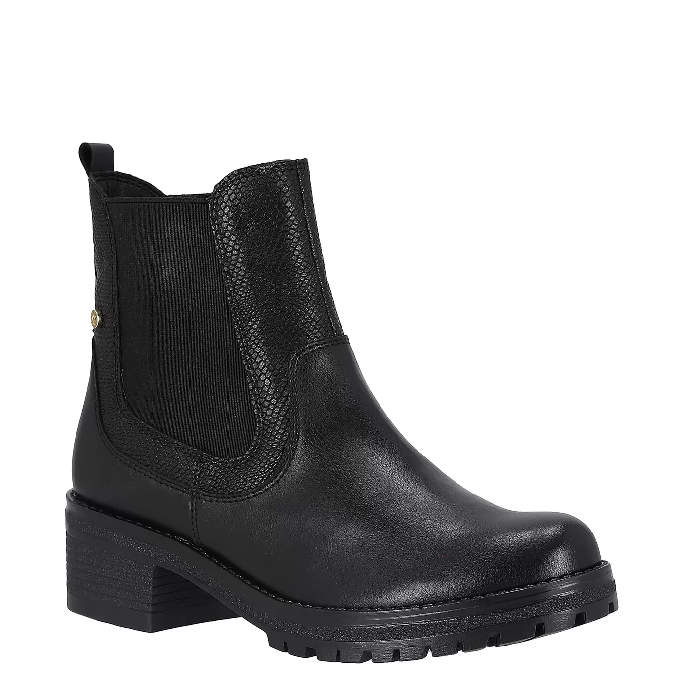 Oferta de Botin Crepe Sintetico Negro Westies por $1399 en Nine West