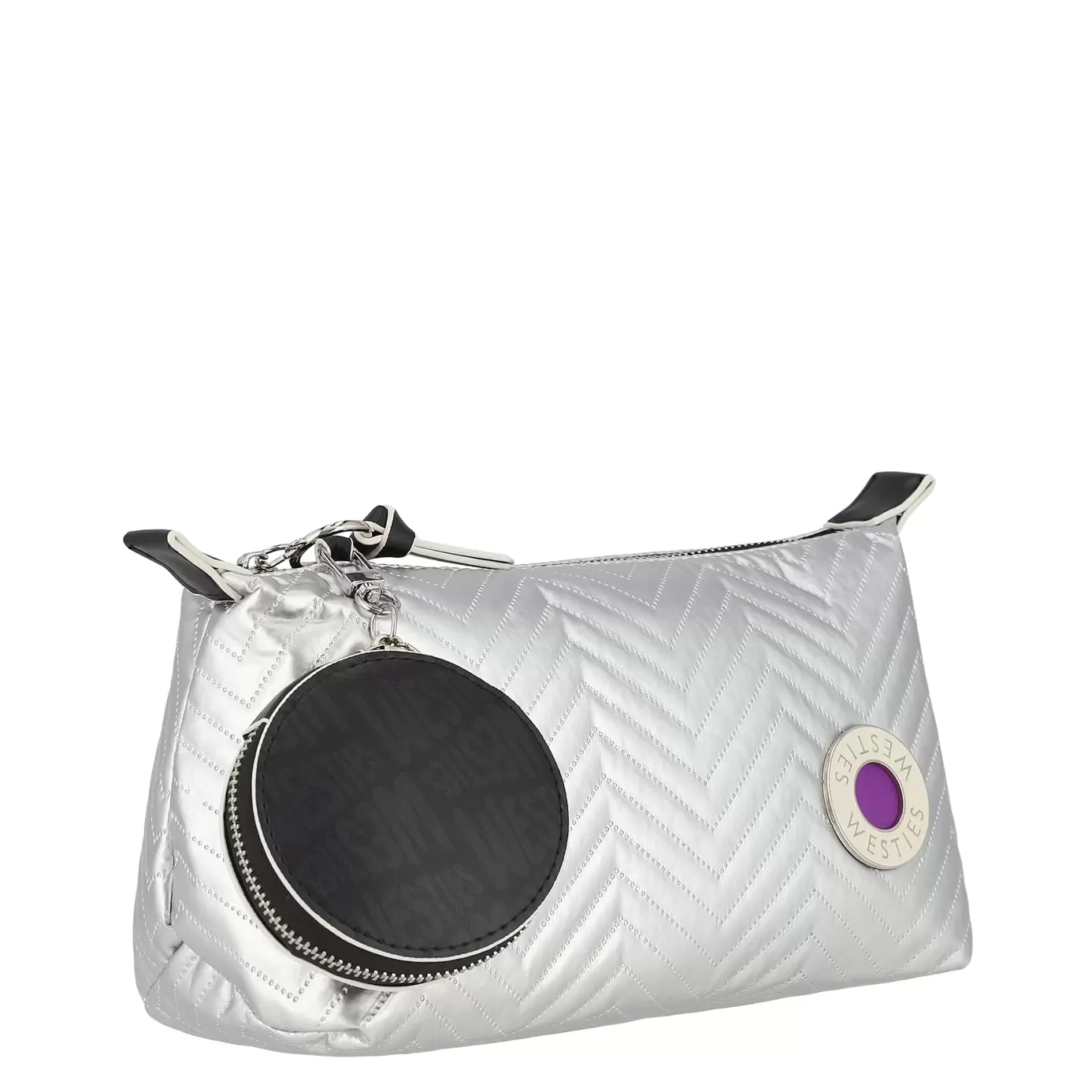 Oferta de Cosmetiquera Talio2 Textil Metalico Westies por $699 en Nine West