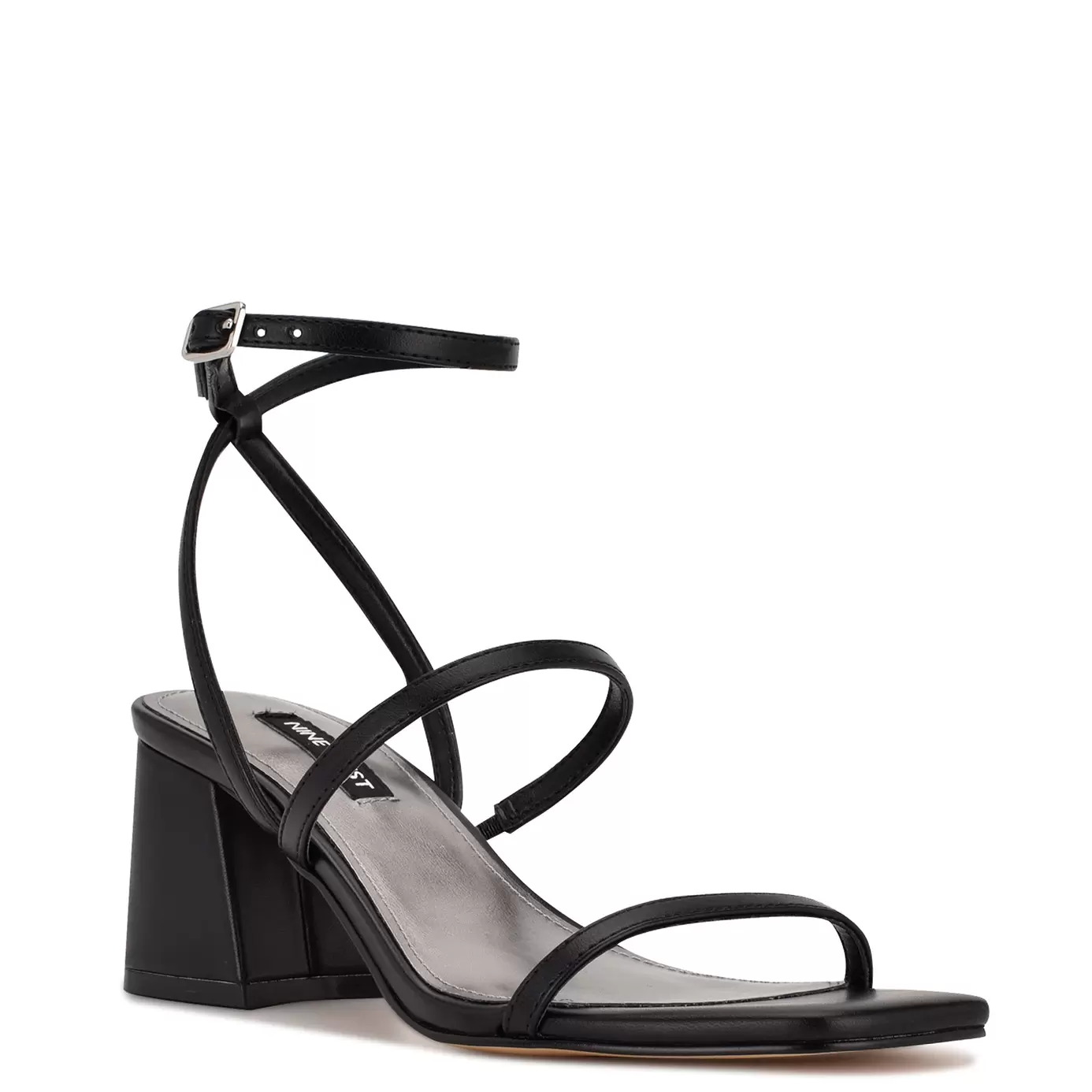 Oferta de Sandalia Gali3 Sintetico Negro Nine West por $1199 en Nine West