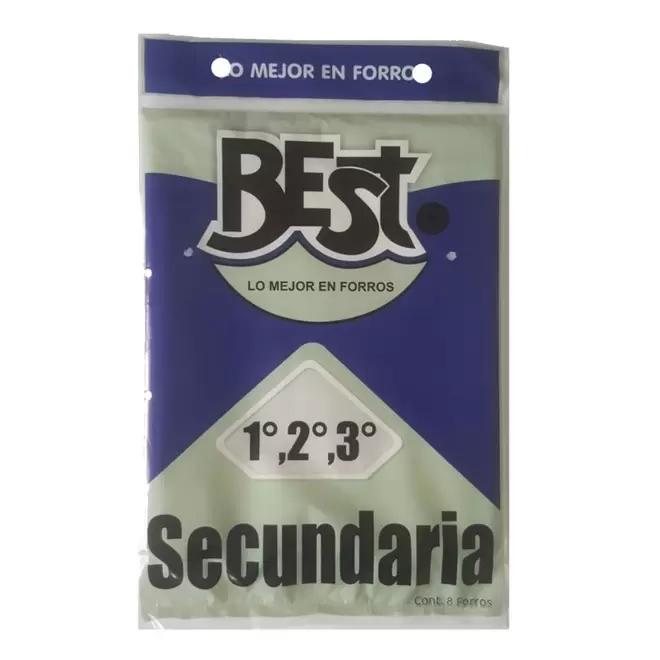 Oferta de Forros de Plástico Best Secundaria 8 pzas por $72 en OfficeMax