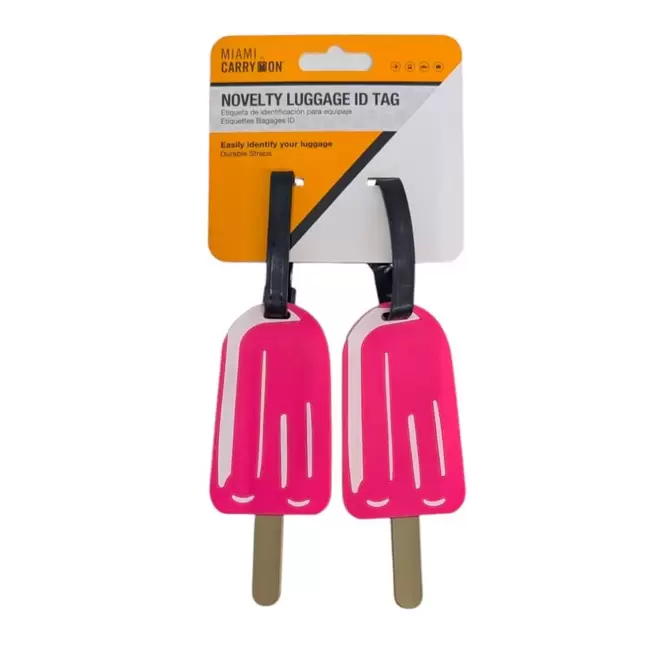 Oferta de Identificadores de Maletas Miami Carry On Paletas 2 piezas por $34 en OfficeMax