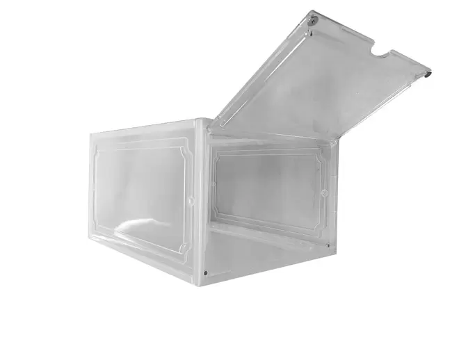 Oferta de Cajas para Zapatos Stuk Plástico Transparente 2 piezas por $230 en OfficeMax