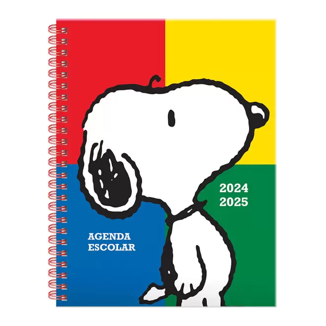 Oferta de Agenda Escolar 2024-2025 Danpex Snoopy Colores por $72 en OfficeMax
