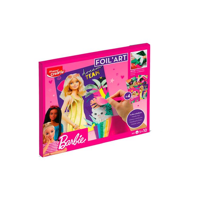 Oferta de Set de Arte Maped Creativ Laminas Metalizadas Barbie por $70 en OfficeMax