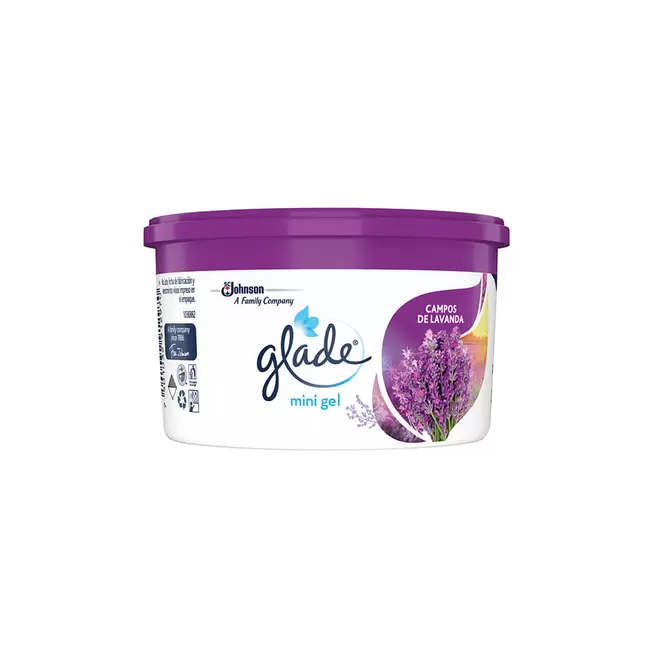 Oferta de Aromatizante Glade Mini Gel Campos De Lavanda 70Grs 344516 por $18 en Ofix