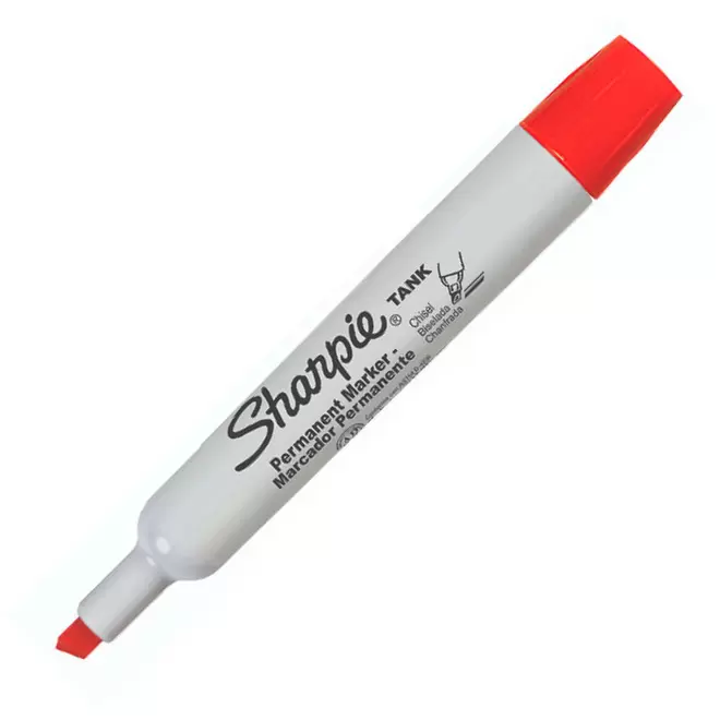 Oferta de Marcador Permanente Grueso Rojo Sharpie Tank 1789879 por $10.9 en Ofix