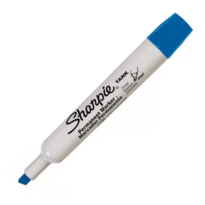 Oferta de Marcador Permanente Grueso Azul Sharpie Tank 1789878 por $10.9 en Ofix