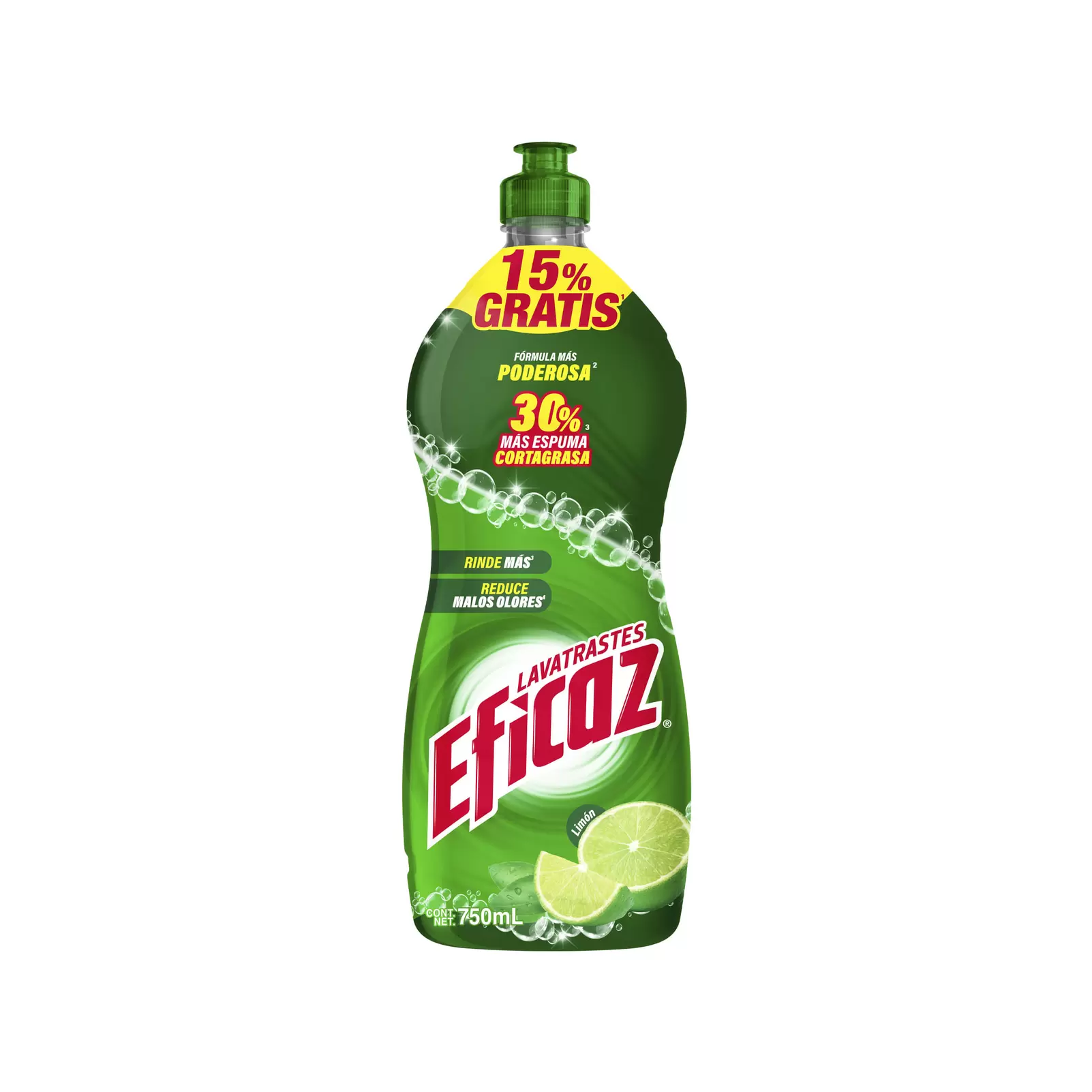 Oferta de Detergente Liquido Lavatrastes Eficaz Limon 750Ml 1421 por $37 en Ofix