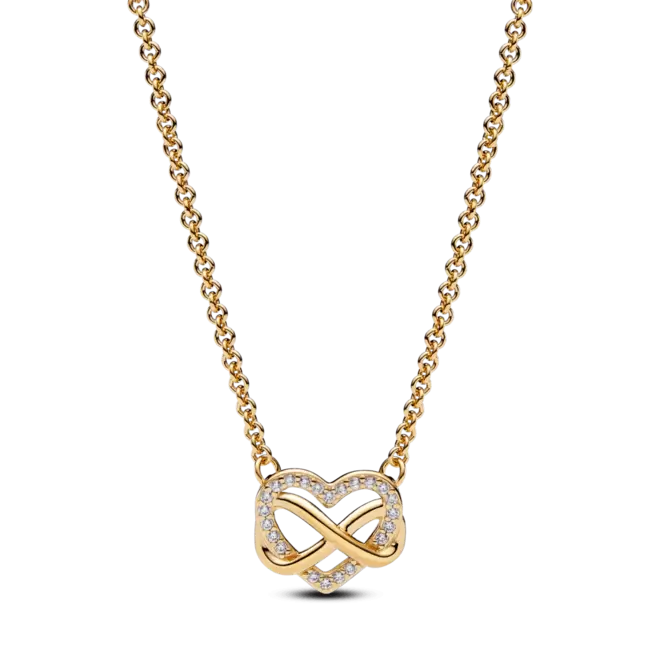 Oferta de Collar Corazón Infinito Brillante por $6320 en Pandora