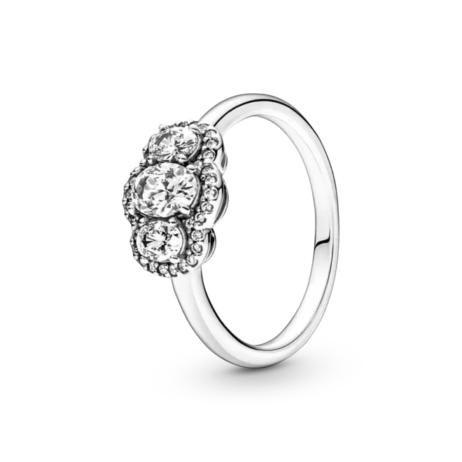 Oferta de Anillo Vintage En Plata De Ley Tres Piedras por $1374 en Pandora