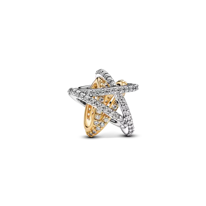 Oferta de Charm Estrella Cruzada Brillante por $2369.5 en Pandora