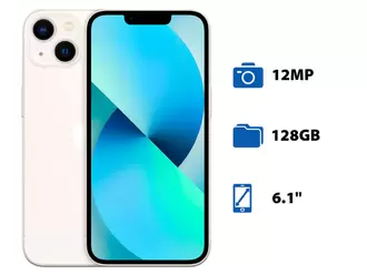 Oferta de Smartphone Apple iPhone 13: Procesador Chip Apple A15 Bionic Neural Engine, Almacenamiento de 128GB, Pantalla Super Retina XDR de 6.1 por $16019 en PCEL