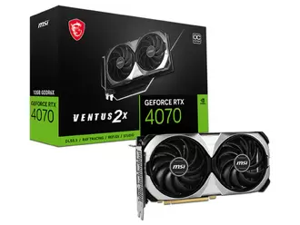 Oferta de Tarjeta de Video NVIDIA GeForce RTX 4070 MSI VENTUS 2X 12G OC, 12GB GDDR6X, 1xHDMI, 3xDisplayPort, PCI Express 4.0. por $10899 en PCEL