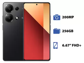 Oferta de Smartphone Xiaomi Redmi Note 13 Pro:  Procesador MediaTek Helio G99 Ultra (hasta 2.2 GHz),  Memoria de RAM de 8GB,  Almacenamiento de 256GB,  Pantalla AMOLED Multi-Touch de 6,67 por $4489 en PCEL