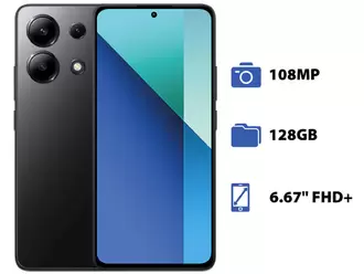 Oferta de Smartphone Xiaomi Redmi Note 13: Procesador Snapdragon 685 (hasta 2.8 GHz), Memoria RAM de 6GB, Almacenamiento de 128GB, Pantalla AMOLED de 6.67 por $3159 en PCEL