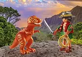 Oferta de 71206 - Aventurero con T-Rex por $75 en Playmobil