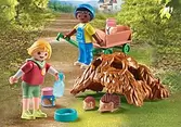 Oferta de 71512 - Cuidados de la familia de erizos por $199.2 en Playmobil