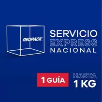 Oferta de 1 Guía Prepagada Express Hasta 1 Kg por $11 en RedPack