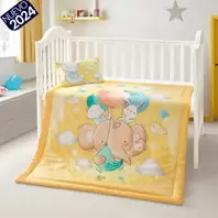 Oferta de Set de Edredón de Verano Elefantito Volador Vainilla, Regina Baby®. por $412.01 en Regina