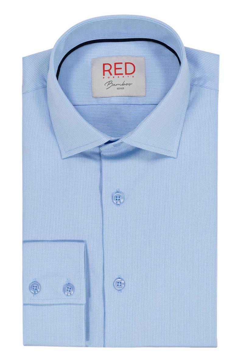 Oferta de Camisa Vestir BAMBOO Roberts Red Gris Slim Fit por $1290 en Robert's