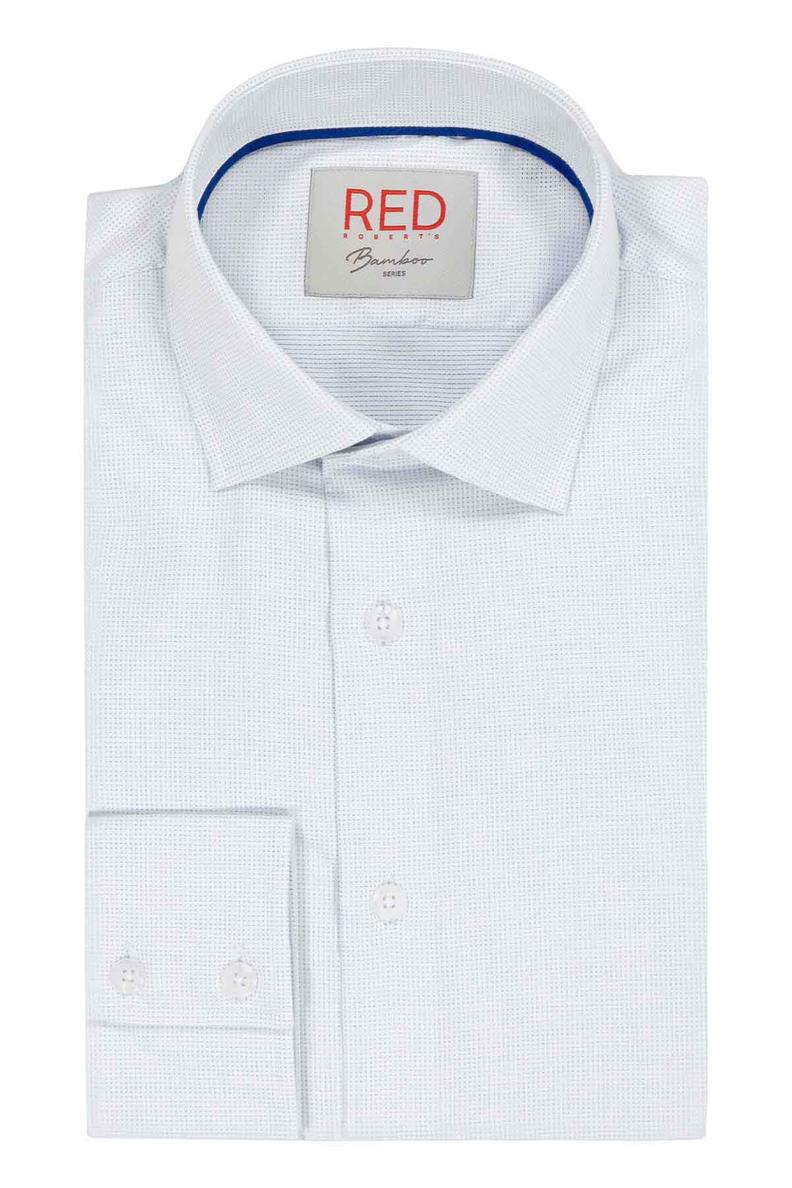 Oferta de Camisa Vestir BAMBOO Roberts Red Blanco Slim Fit por $1290 en Robert's