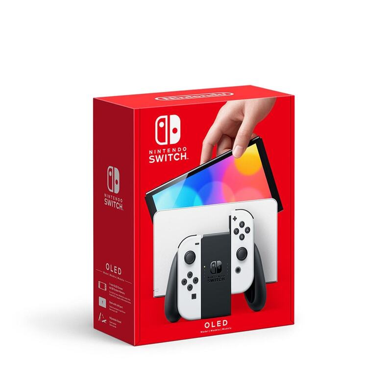 Oferta de Consola Nintendo Switch Oled Blanca por $7799 en Sanborns