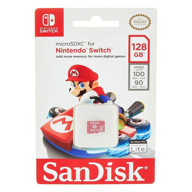Oferta de Tarjeta Sandisk micro SD 128 gb para Nintendo Switch por $799 en Sanborns