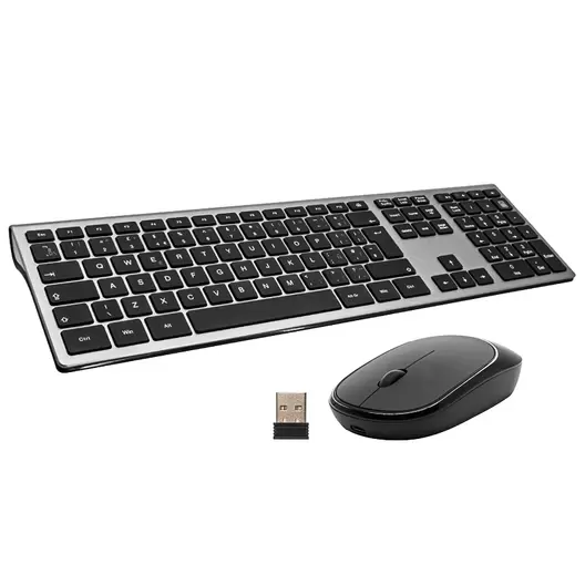 Oferta de Teclado + Mouse Inalámbricos Wim Zen 2.4ghz Mini Premium por $549 en Sanborns